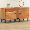 VidaXL Noptiere, 2 buc., 40x33x46 cm, lemn masiv de acacia 356852