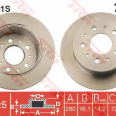 Disc frana FIAT DUCATO bus (250, 290) (2006 - 2016) TRW DF4481S