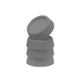 Set 4 suporturi antivibratie, anti-derapante si anti-zgomot, din silicon, pentru masina de spalat rufe, vase si uscatoare de rufe, gri
