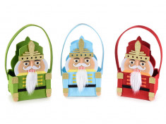 Set 3 gentute cadou din fetru, Spargator de nuci, 3 modele, 14x9x21.5 cm foto