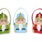 Set 3 gentute cadou din fetru, Spargator de nuci, 3 modele, 14x9x21.5 cm