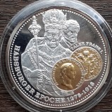 (A275) MEDALIE ARGINT AUSTRIA - 1000 ANI MONEDA IN AUSTRIA - EPOCA HABSBURGICA, Europa