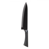 Cuțit Chef, Lamă Oțel Inoxidabil, Negru Argintiu, 32.5 cm, M&acirc;ner Ergonomic