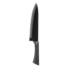 Cuțit Chef, Lamă Oțel Inoxidabil, Negru Argintiu, 32.5 cm, M&acirc;ner Ergonomic
