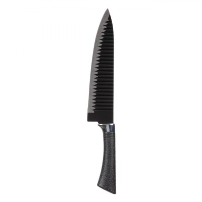 Cuțit Chef, Lamă Oțel Inoxidabil, Negru Argintiu, 32.5 cm, M&amp;acirc;ner Ergonomic foto