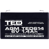 Acumulator Plumb - Acid 6V-1,4A AGM - TED