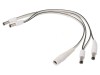 Cablu Alb DC 5,5/2,1 la 5,5/2,5 4x Mufă-Soclu, Bq Cable