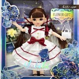 Papusa Anbibi 30 cm cu rochita alba si gentuta