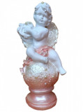Cumpara ieftin Statueta decorativa, Inger, Roz, 33 cm, DVAN0105-2G