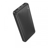 Baterie Externa Borofone BJ55 Graceful, 10000mAh, 22.5W, QC + PD, 1 x USB-C - 2 x USB-A, Neagra