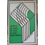 SPORTUL DE MASA IN LICEE SI SCOLI PROFESIONALE-G. POPESCU, S. TODEA-225919