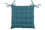 Pernă De Scaun Points Bea 40X40 Cm, Culoare Turcoaz, 100% Poliester