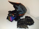Cumpara ieftin Set casca moto-atv-trotineta-enduro+Ochelari+Manusi+Cagula ,marimi disponibile S,M si L
