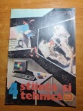 Stiinta si Tehnica Aprilie 1989: Balbaiala Copii, Mihai Eminescu - Revista Veche 48 pagini