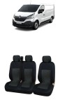 Cumpara ieftin Huse Scaune Auto Premium dedicate Renault Trafic 2+1 (2000-2014) Textile, Spălare 30&deg;, Brand Umbrella