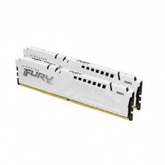 Memorie RAM Kingston, DIMM, DDR5, 64GB, 6000MHz, CL40, 1.35V, FURY Beast White,