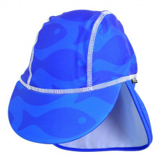 Sapca Fish blue 4- 8 ani protectie UV Swimpy for Your BabyKids foto