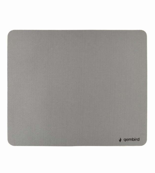 MousePAD GEMBIRD, cauciuc si material textil, 220 x 180 x 3 mm, gri, &quot;MP-S-G&quot;
