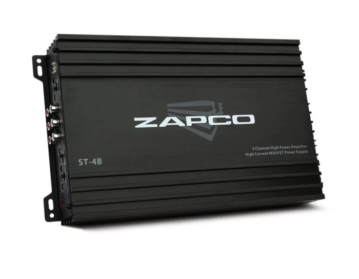Amplificator auto Zapco ST-4B, 4 canale, 260W