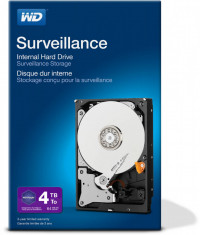 Hard disk Western Digital Surveillance 4TB SATA-III 5400 RPM 64MB foto