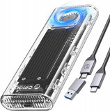 8 Carcasă SSD ORICO 40Gbps M.2 NVMe cu ventilator de răcire &icirc;ncorporat, exterior