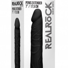 Prelungitor penis Negru - Penis Extender - 17,5 cm