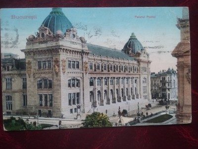 1912C.P. circ.-Buc.-Palatul Postei-RARA foto