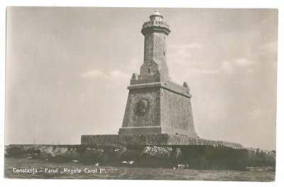 4745 - CONSTANTA, Lighthouse CAROL I, Romania - old postcard - unused foto
