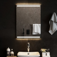 Oglinda de baie cu LED, 50x70 cm GartenMobel Dekor