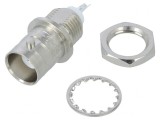 Soclu BNC Mamă 50&Omega; PTFE Argintat
