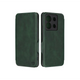 Cumpara ieftin Husa pentru Xiaomi Redmi Note 13 Pro / Poco X6 Pro Techsuit Safe Wallet Plus Verde, Piele Ecologica