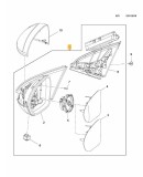 Oglinda usa exterioara Opel Insignia, 03.2017-, partea Dreapta, reglare electrica; grunduit; incalzit; sticla convexa; geam cromat; rabatabil; memori