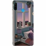 Husa silicon pentru Huawei P30 Lite, Girl Room