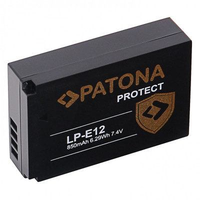 Acumulator Patona Protect LP-E12 850mAh replace Canon EOS M-12975 foto