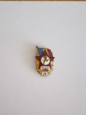 QW9 N5 45 - insigna - tematica sport - Comunism - GMA - Clasa a II-A