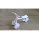 AIYAPLAY Bicicletă fără pedale pentru bebeluși 1-2 ani pliabilă, scaun reglabil, direcție limitată la 135&deg;, roți EVA silențioase, 52x23x36,5cm, Roz |