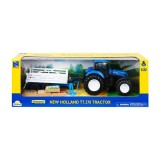 Tractor cu remorca si figurina, New Ray, New Holland T7.270, 1:32