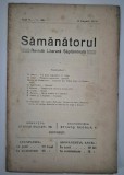 Carte veche Revista Samanatorul An 5 numar 32 1906