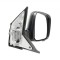 Oglinda exterioara VW Transporter (T5)/Multivan 04.2003-10.2009 Partea Dreapta Crom Convex Manuala Fara Incalzire, carcasa neagra, Max View
