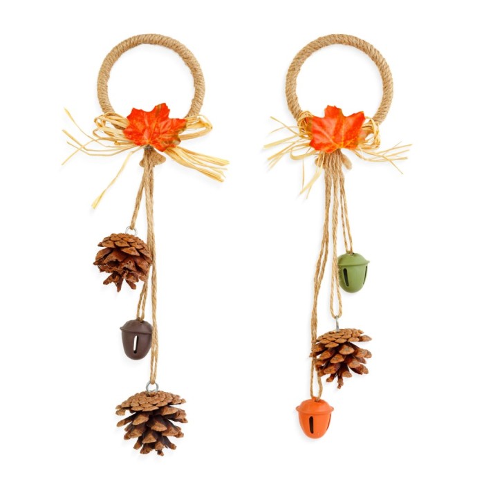 Decoratiune de toamna &ndash; coronita pentru usa &ndash; 2 modele &ndash; 30,5 cm Best CarHome