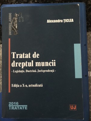 Tratat de dreptul muncii foto