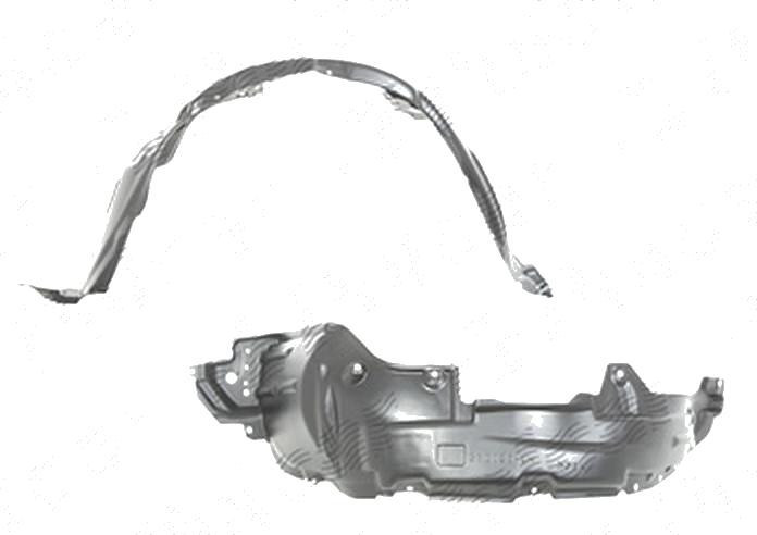 Carenaj aripa interioara, aparatori noroi Toyota Rav4 (Xa30), 2009-2012, fata, Dreapta, versiune USA, polipropilena + polietilena