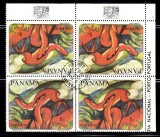 A12 S1 15 - Timbre foarte vechi - Panama - picturi - blocuri de cate patru timbre