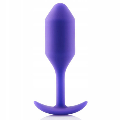 Plug anal - B-Vibe Snug Plug 2 Purple foto