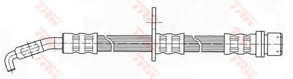 Conducta / cablu frana TOYOTA RAV 4 I&nbsp;(SXA1) (1994 - 2000) TRW PHD412