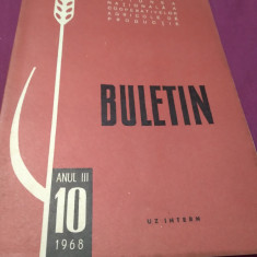 BULETIN NR.10/1968 UNIUNEA NATIONALA A COOPERATIVELOR AGRICOLE DE PRODUCTIE