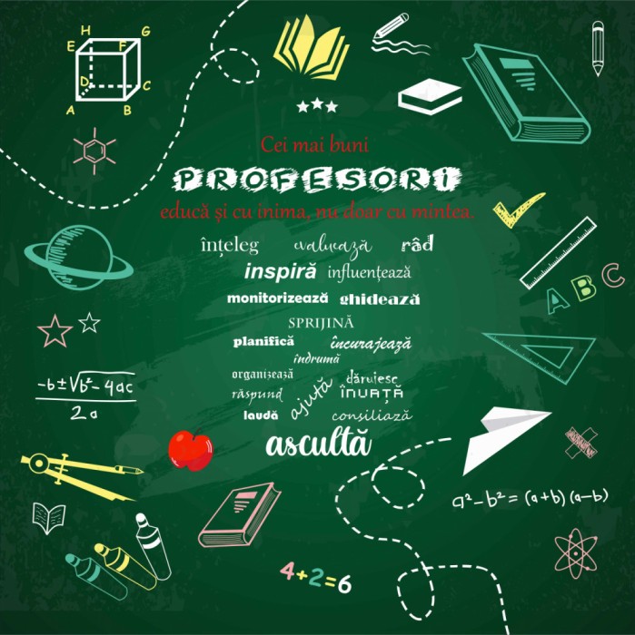 Panou Autocolant Cancelarie Verde - 125x125 cm