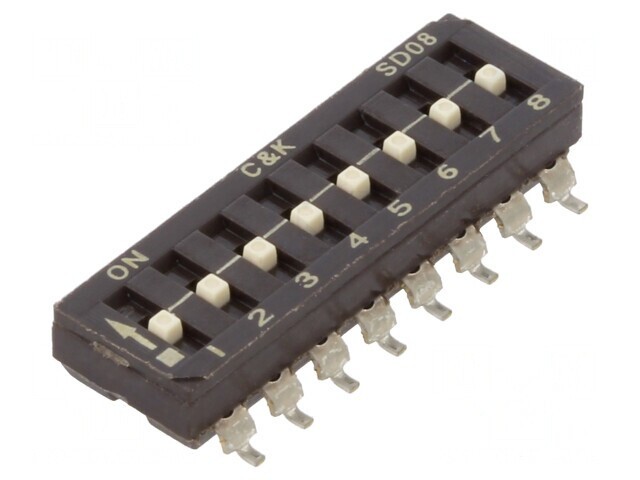 Comutator DIP-SWITCH 8 Secțiuni ON-OFF SMT