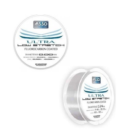 Fir ASSO Ultra Low Stretch Smoke 0.18mm 150m