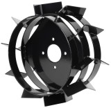 Roti metalice cu palete pentru motosapa Worcraft WPLM112, 27 cm, 1 pereche